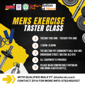 Mens Excercise Class | Starts 2nd June