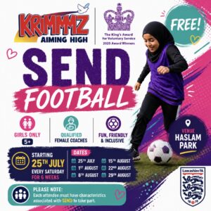 SEND Girls Football | Starts 25th July | Block Booking