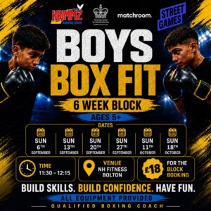 Boys Box Fit | Block Booking | Starts 6th Sept
