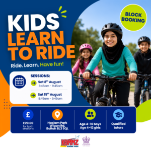 Kids Learn to Ride | Sat 8th Aug