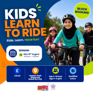 Kids Learn to Ride | Mon 10th Aug